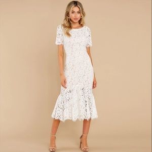 White lace Bridal dress size small